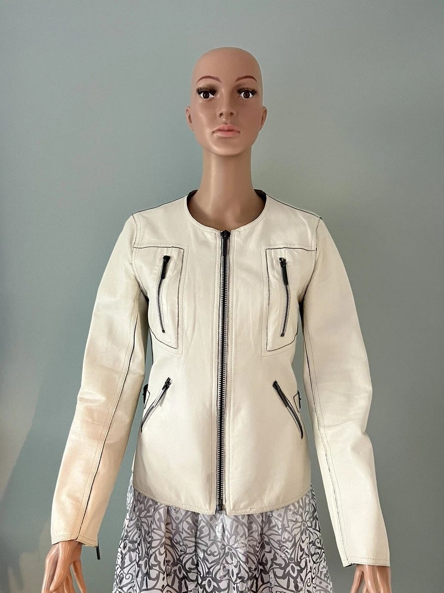 Catherine malandrino leather jacket sale