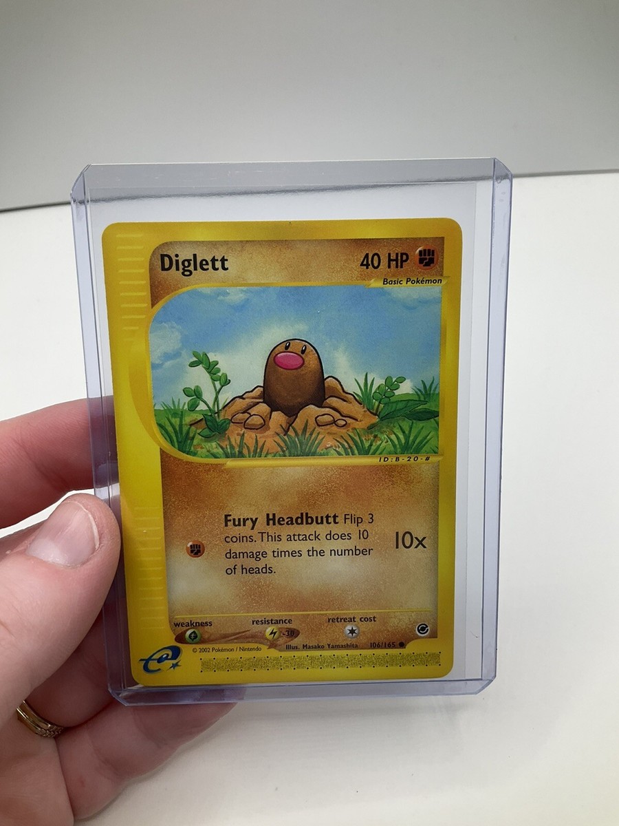 Pokemon Card Diglett 106/165 Expedition Base Set Vintage | eBay