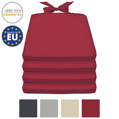 BEAUTISSU Sitzkissen Stuhlkissen Sitzauflage Polster Auflage Polsterauflage 4er Set Kissen