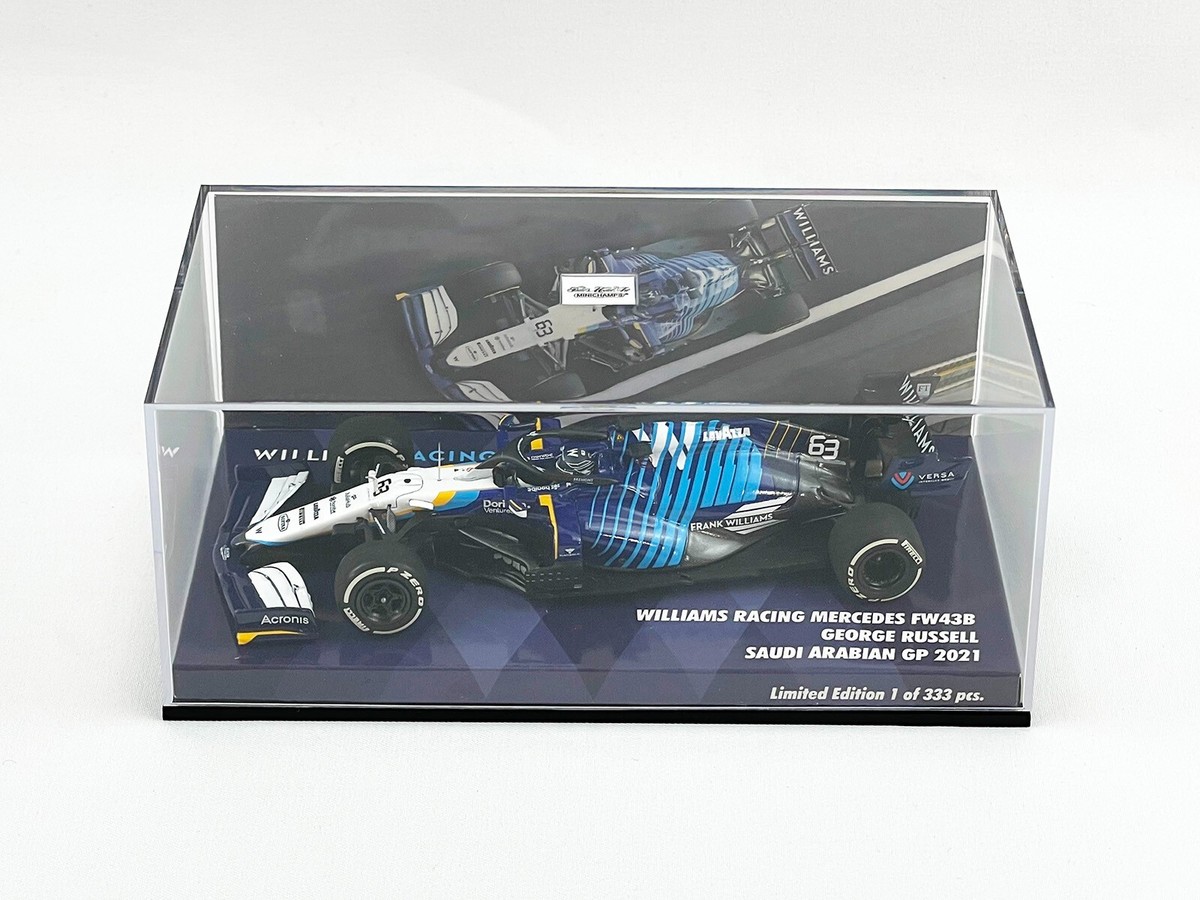 Williams F1 FW43B #63 George Russell Saudi Arabian GP 2021 1:43