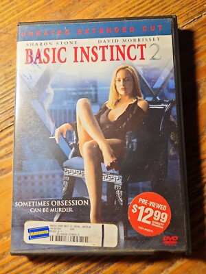 Basic Instinct 2 Unrated Extended Cut Widescreen Edition On DVD Blockbuster Case