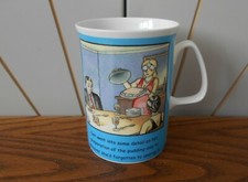 DOT cartoon bone china coffee mug BOOTS juggling work and home life/pudding 