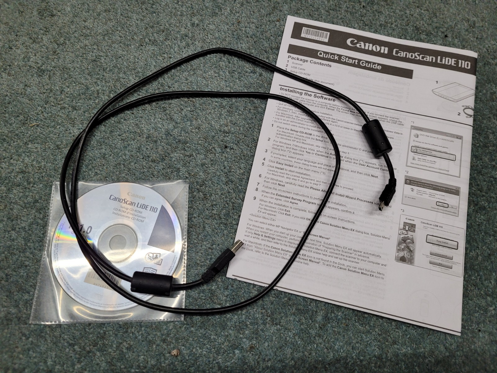 Canon Lide 110 Flatbed Scanner eBay