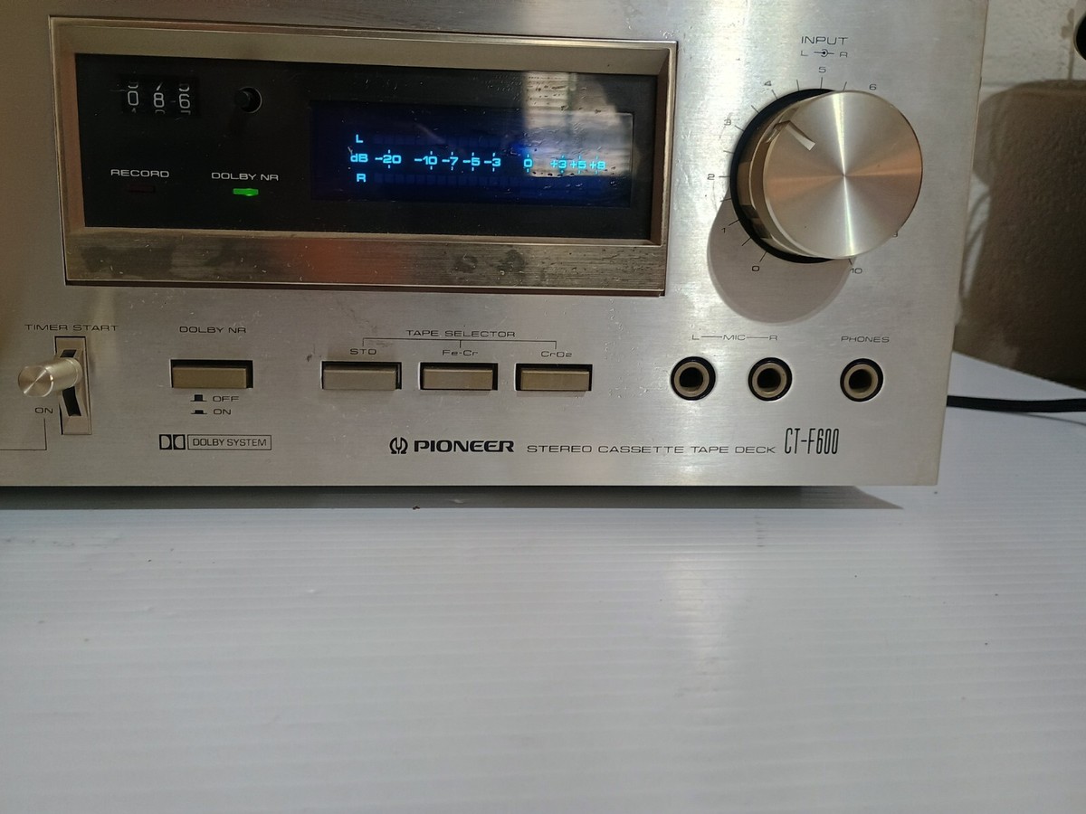 PIONEER CT-F600 Vintage Stereo Cassette Tape Deck | eBay