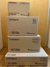 Roland TD-27 PD-140DS CY-18DR VH-14D 4 sets V-Drums Digital Pad NEW