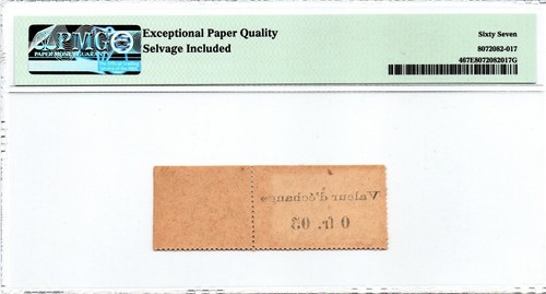 1920 Ivory Coast .05;.10;.25 Franc on 5;10;25 Centimes PMG 67;63;64 P-4;5;6 (3) - Picture 3 of 8