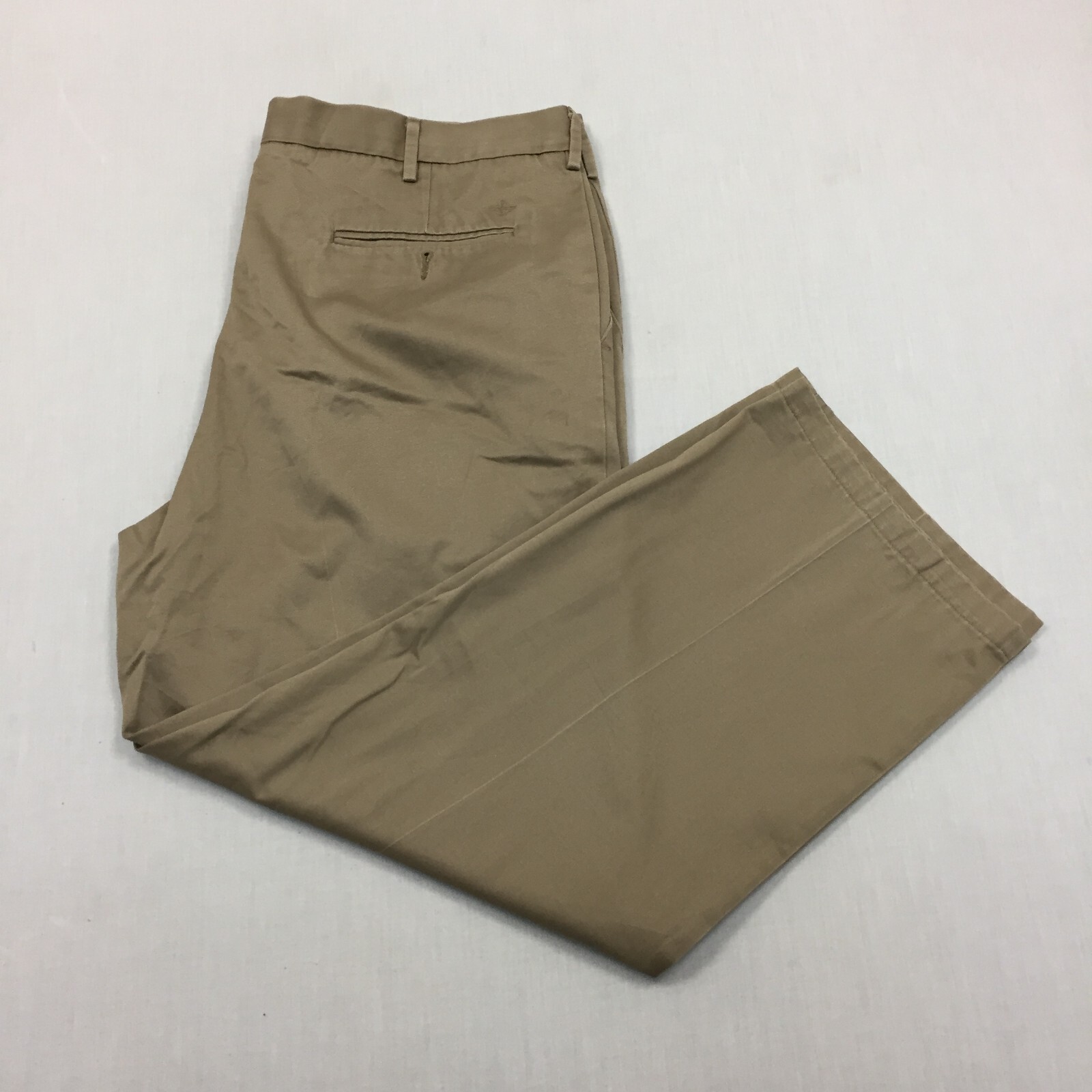 Dockers D3 Chino Trousers Cotton Pants Straight Fit Mens Size 42W 30L Beige