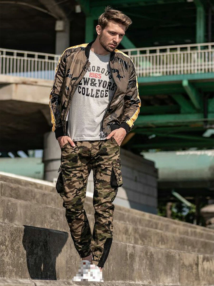 Camouflage gym clearance pants