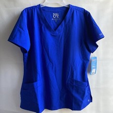 Barco One Scrub Top Royal X-Large Uniform Medical XL NEW Cobalt Blue Arc tech