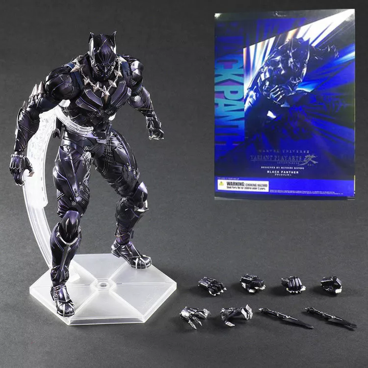 Play Arts Kai Black Panther Marvel Universe Hero Model Action