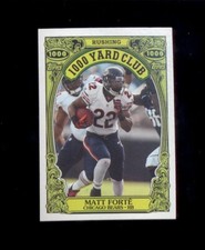 2013 Topps Archives MATT FORTE Chicago Bears 1000 Yard Club Insert Card