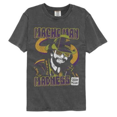 Macho Man T-Shirt Randy Savage MADNESS OOOH YEAH Licensed New Pepper Cotton