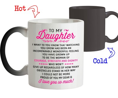 Coffee Mug Birthday Gift for Daughter from Dad & Mom I Love You So Much  