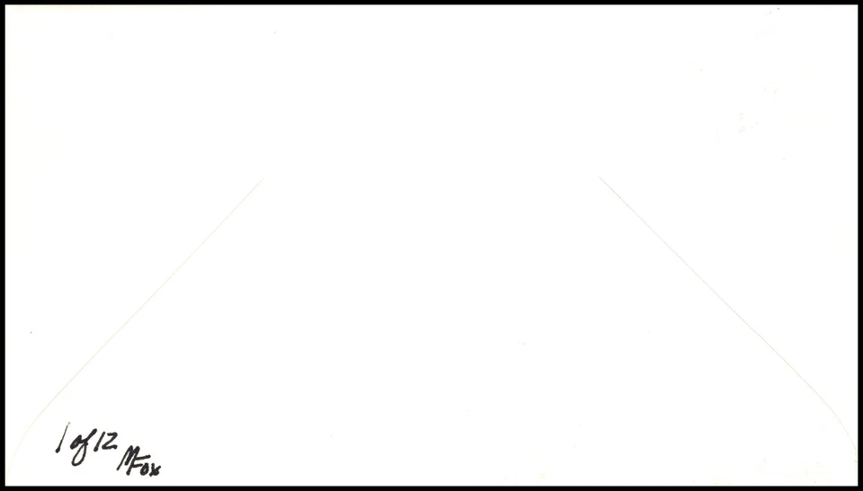 Scott 2087 20 Cents Health Research Melissa Fox Hand Painted FDC 1 Of 12 - Image 2 of 2