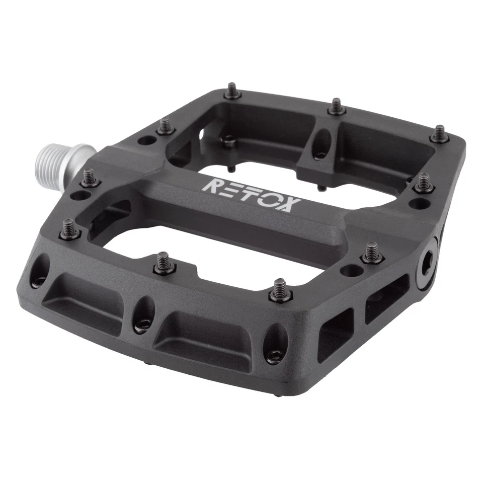 Origin8 Retox 9/16 Pedals Sealed Wide Platform Chromoly Spindle Pedals - Image 3 of 4