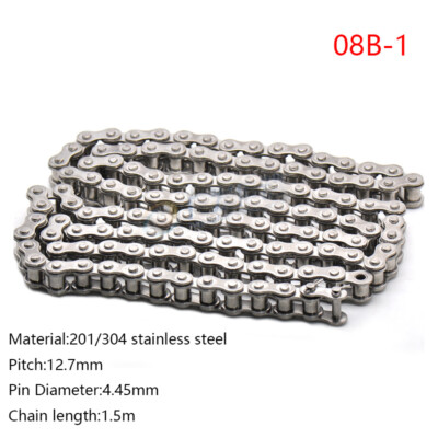 Roller Chain Single 08B-1 Stainless Steel Industrial Roller Chain ...