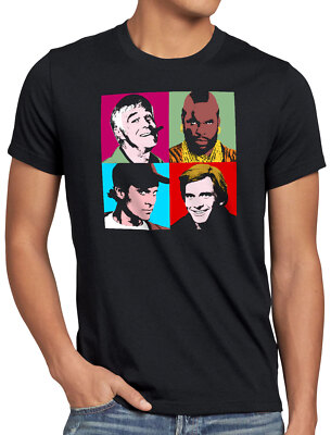 Das Team Herren T-Shirt minivan a hannibal murdock face ba baracus tv bluray dvd