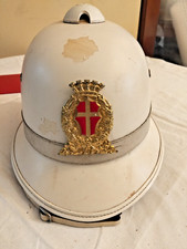 CASCO BIANCO VIGILI URBANI  CONDIZIONI COME IN FOTO