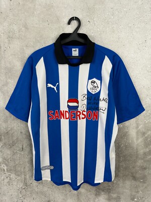 SHEFFIELD WEDNESDAY 1999 2000 HOME SIGNED FOOTBALL SHIRT #6 WALKER