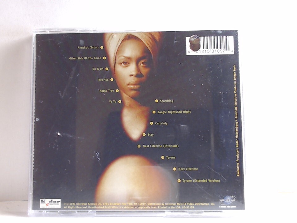 Erykah Badu – Live (CD, US, 1997, Universal) BA352 | eBay
