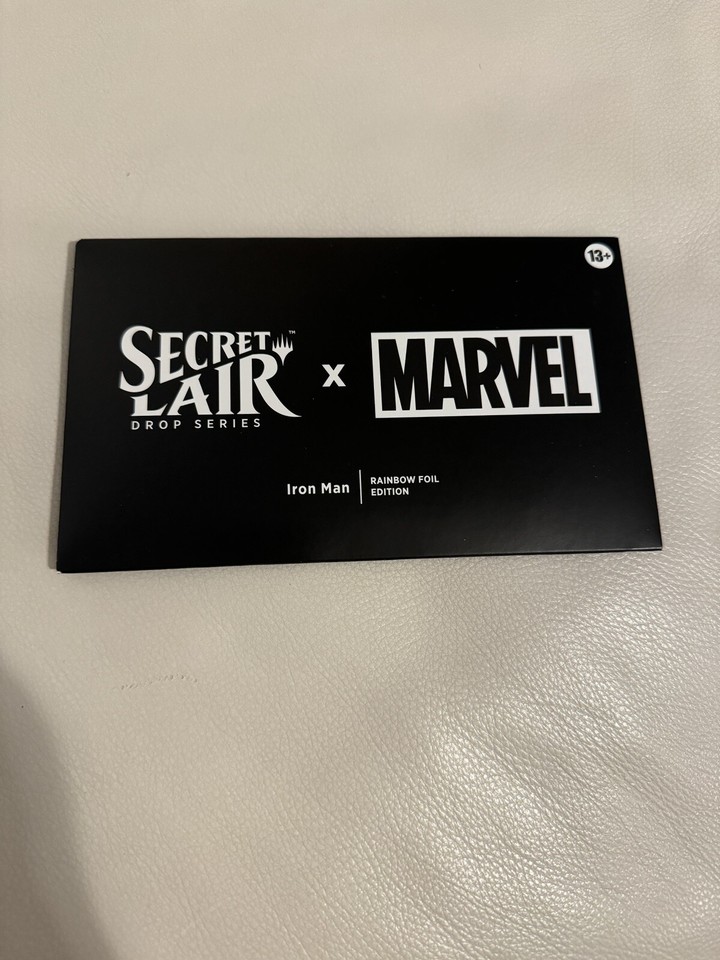 Foil Magic Cards MTG Secret Lair X Marvel's Iron Man Foil Edition