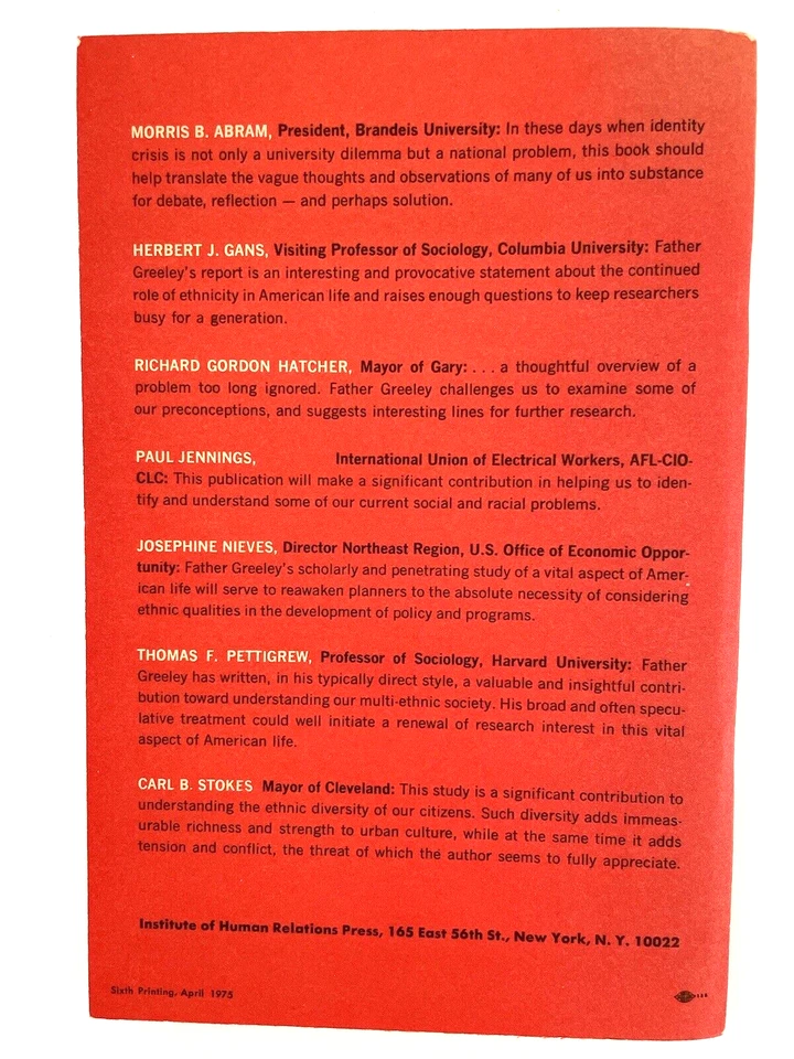 1969 Institute Human Relations Series #12 Ethnic Differences Grp Conflict AJC - Image 2 of 4