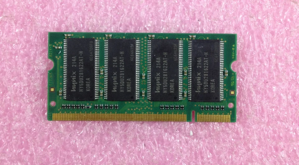 128MB HYNIX DDR-266  PC2100S  NON-ECC SODIMM MEMORY RAM - HYMD116M645A6-H - Image 2 of 2