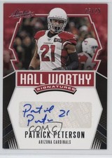 2020 Panini Absolute Hall Worthy Signatures /25 Patrick Peterson Auto 0b8m