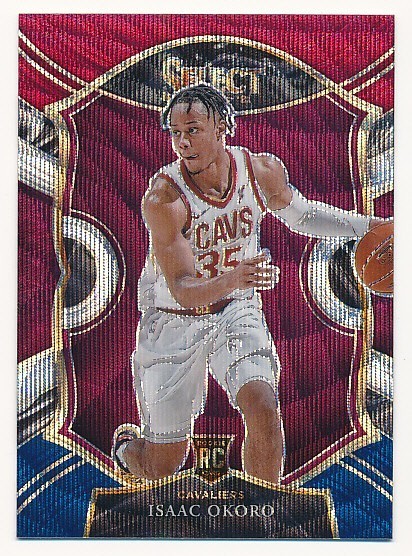 ISAAC OKORO 2020-21 SELECT TRI-COLOR PRIZM #65 RC ROOKIE CAVALIERS MINT