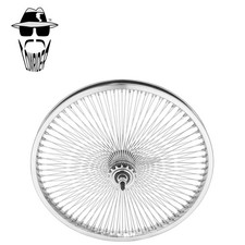 ORIGINAL LOWRIDER 20" Chrome Coaster Dayton Bicycle Wheel 144 Spokes 3/8 Axle.