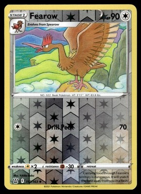 Fearow 112 Reverse Holo | Pokemon Battle Styles | englisch | Near Mint