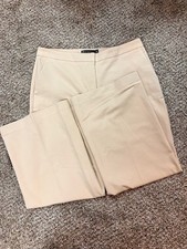 NY C Women's Tan Dress Pants US 12 Wide Leg NEW