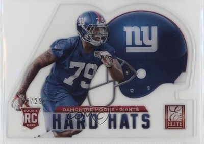 2013 Panini Elite Rookie Hard Hats 28/299 Damontre Moore #47 RC 0q3