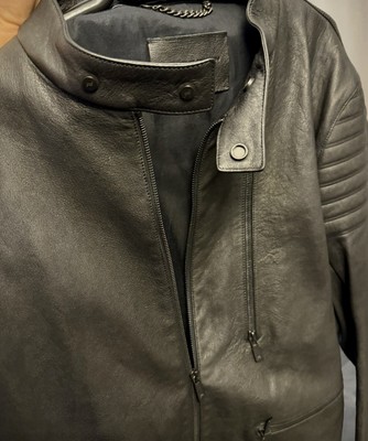 PORSCHE DESIGN, ORIGINAL  LEDER- JACKE /  HERREN GR. 52