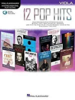 12 Pop Hits | Viola | Hal Leonard Corp | Taschenbuch | Buch + Online-Audio