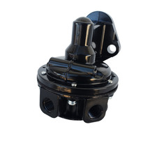 Small Block For Chevy Black Fuel Pump Mechanical 80 Gph Sbc 305 327 350 Fittings