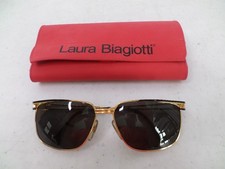 Laura Biagiotti T203/S T43 Sunglasses Made in Italy Vintage with Soft Case