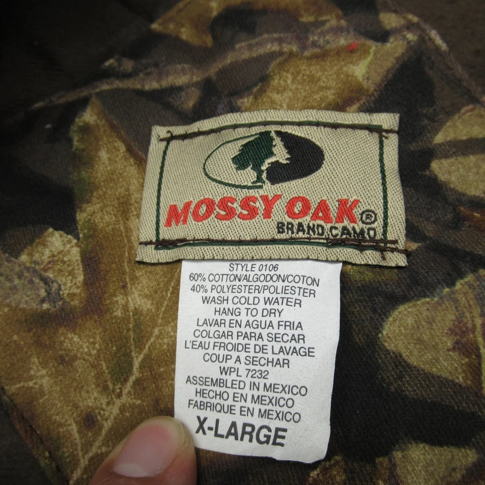 Monos de roble musgo para hombre XL verde camuflaje suelo bosque aislado cadera cremallera caza Foto 4 de 4