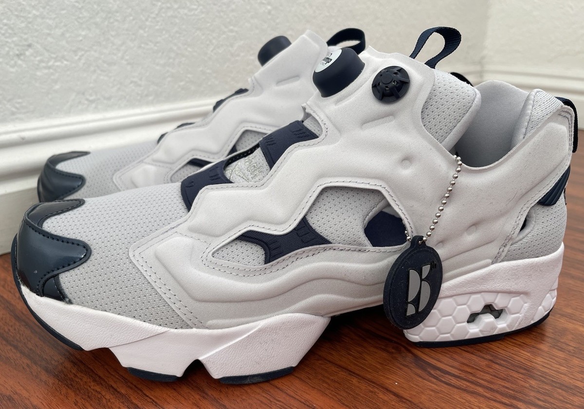Reebok Instapump Fury OG MU Sneakers Men”s Classic Gray Navy | eBay