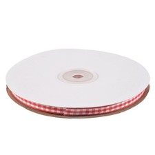 45M Volle Rollenlänge Gingham Ribbon Sewing Crafts, 6Mm Wide rot U2U55798
