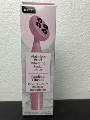 B-Pure Stainless Steel Vibrating Facial Roller