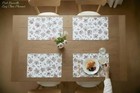 Pink Roses Reversible Easy Clean Placemats – Set of 4 | 12" x 18" — photo 2