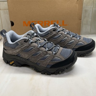 Merrell Moab 3 Womens 8.5 Wide Hiking Shoes Smoke Gray J035896W Trail NWT