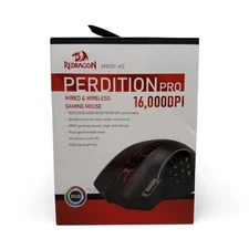 Redragon M901P-KS RGB Wireless Gaming Mouse 16K DPI, 16 Buttons, Rechargeable