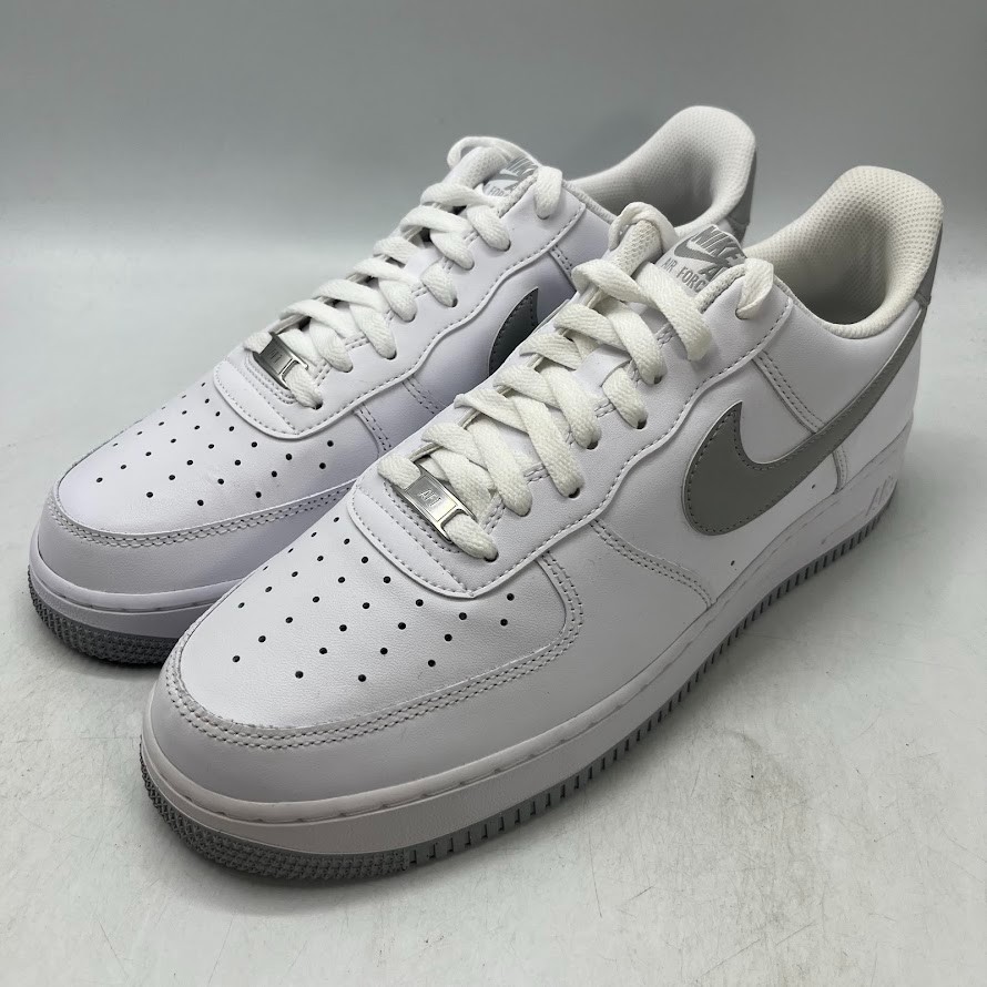 Nike Air Force 1 Low '07 White Smoke Grey Sneakers FJ4146-100 Mens