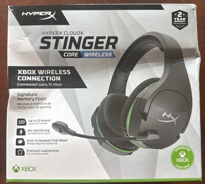 HyperX CloudX Stinger Core Wireless Gaming Headset for Xbox Series (Black/Green)