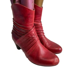 L'artiste by Spring Step Merci boots EU 42 US womens 10.5 11 red leather western