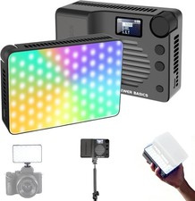NEEWER BS40C Full RGB Magnetic Camera Video Light, 45W Boost Mode, Small LED Pan