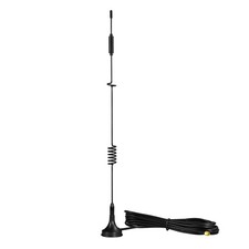 2 Pack 4G LTE 12Dbi 700-2700MHz Cellular Magnetic Base Mount SMA Male Antenna