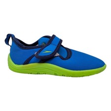 Speedo Surfwalker Water Shoes Kids Blue Green Hook Loop Toddler Size M 7-8
